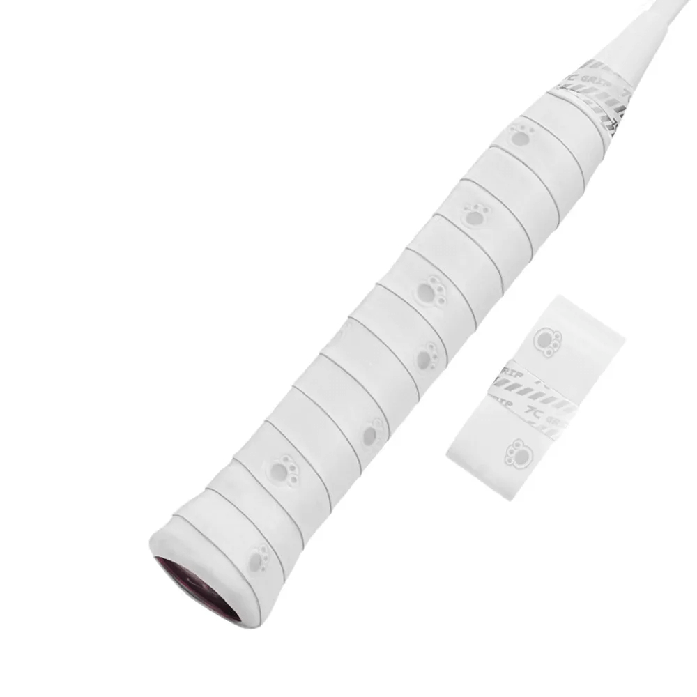 Paw Print Sports Overgrip Tape for Racket Handles - SF3460 in paw print design, perfect for tennis and squash rackets, offering a non-slip grip.